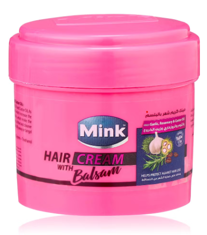 مينك حمام كريم ثوم وروزماري بينك 500جرام 