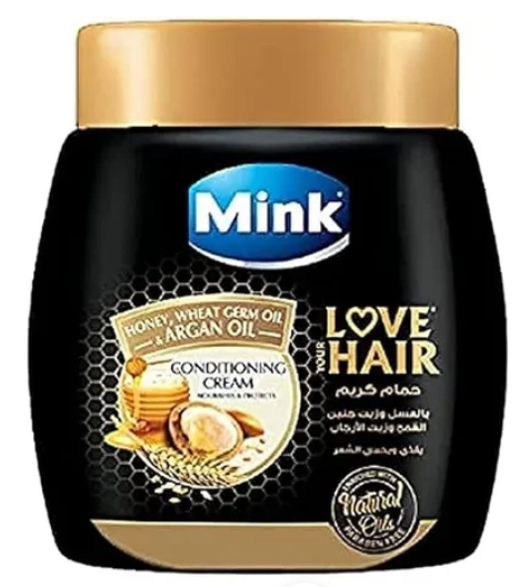 مينك جيل شعر اسود 500مل