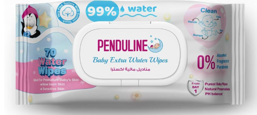 بيندولين مناديل مبللة 70منديل