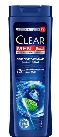كلير شامبو منثول منعش رجالى 190 مل