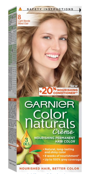 غارنييه صبغة اشقر فاتح 8 خصم مستهلك