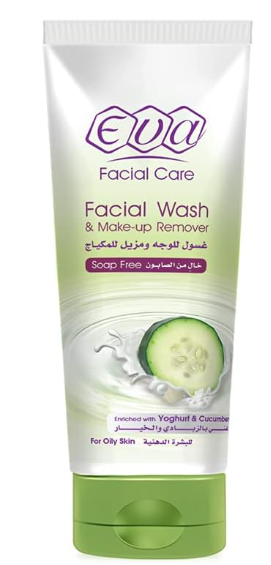 ايفا غسول للوجة زبادي وخيار 150مل