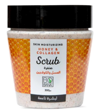 بوبانا كريم صنفرة عسل وكولاجين 300 مل