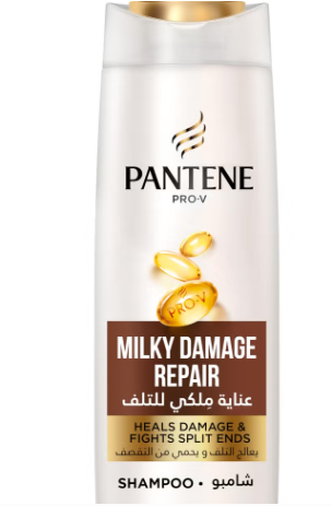 بانتين شامبو 400 مل عناية ميلكي للتلف