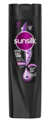 [642] صن سيلك شامبو 190 مل 15%خصم لمعان ساحر اسود