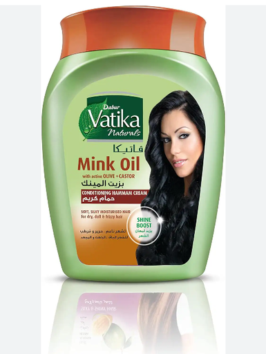 [724] فاتيكا حمام كريم زيت المينك بني 1000 جم