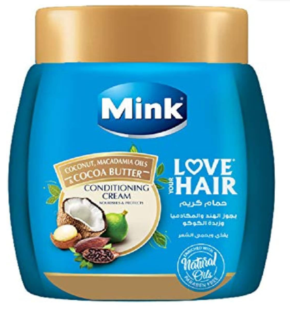 [755] مينك حمام كريم جوز هند لبني 800جرام