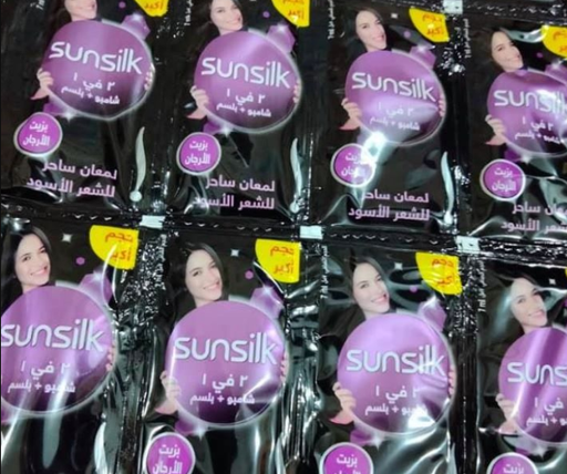 [1259] صن سيلك شامبو اكياس بالشريط