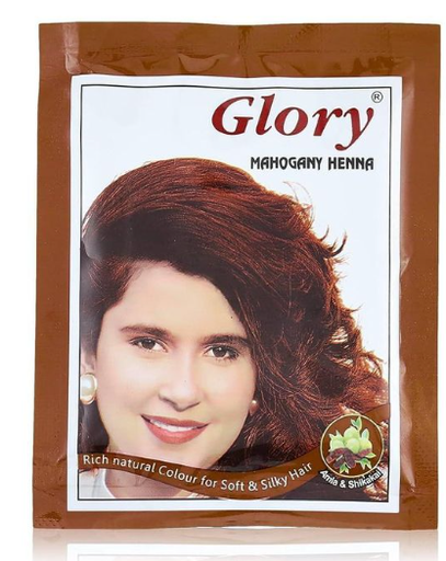 [1808] جلورى حنة ماهوجني علبة 6 كيس