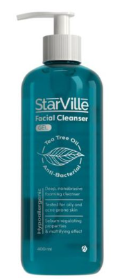 [1770] ستارفيل غسول جل 400 مل للبشره الدهنيه والمختلطه بخاخ 