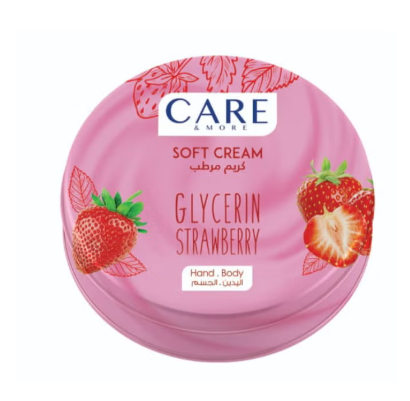 [2651] كير اند مور سوفت كريم جليسرين وفراوله 75مل