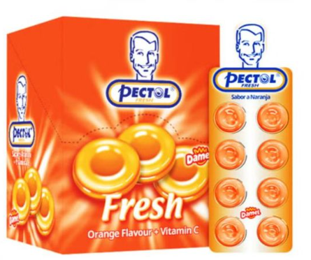 [3700] بيكتول استحلاب بطعم البرتقال علبة 24 شريط