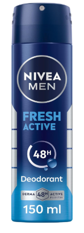 [3717] نيفيا اسبراى رجالي فريش اكتف 150 مل 