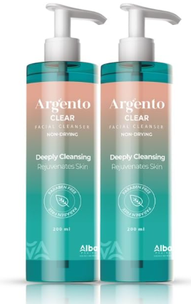 [2543] ارجينتو كلير غسول للوجه200مل عرض 1+1